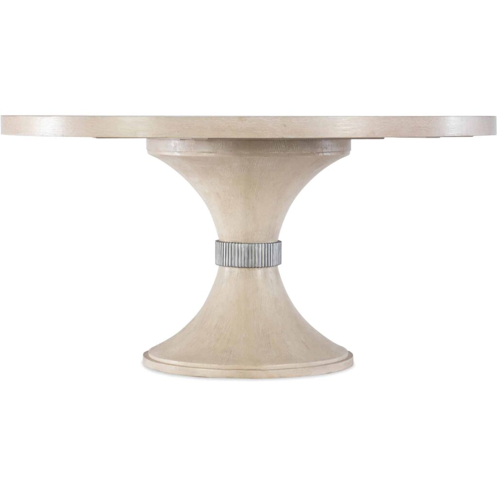 Nouveau Chic Round Pedestal Dining Table