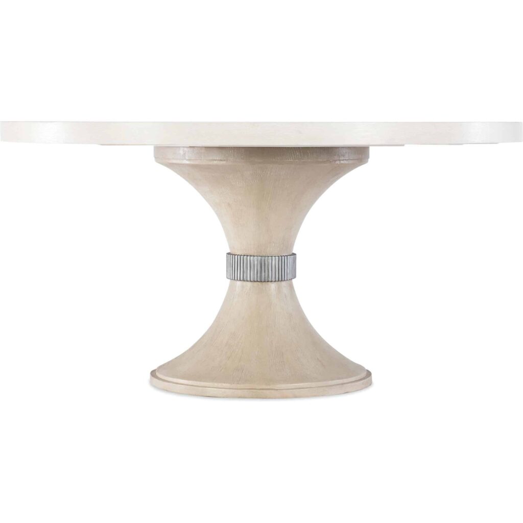 Nouveau Chic Round Pedestal Dining Table - Image 7