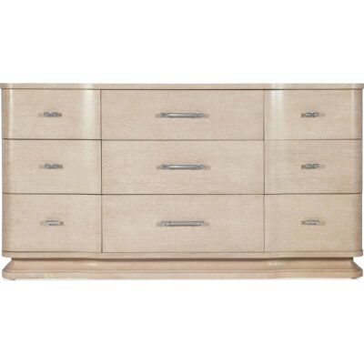 Nouveau Chic Nine Drawer Dresser 6500-90002-80 6500 90002 80 straight silo