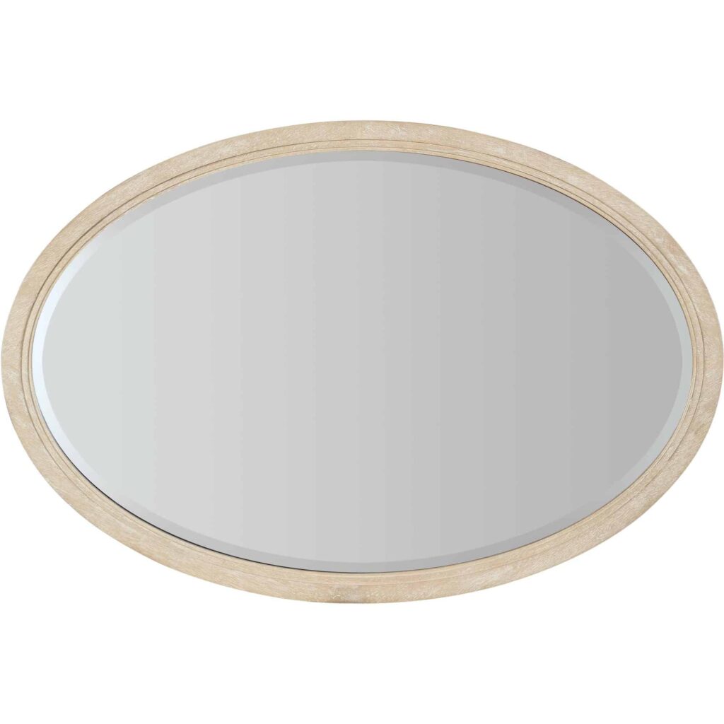 Nouveau Chic Oval Mirror