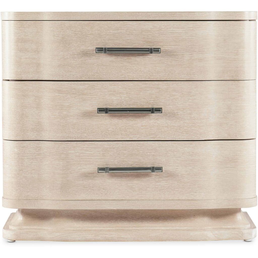 Nouveau Chic Three Drawer Nightstand - Image 3