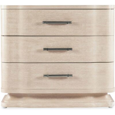 Nouveau Chic Three Drawer Nightstand 6500-90016-80 6500 90016 80 straight silo