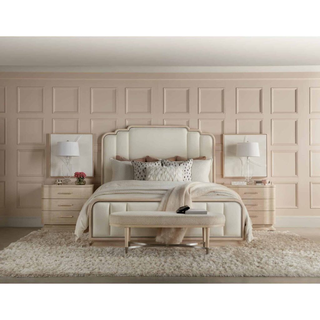 Nouveau Chic King Upholstered Bed - Image 4