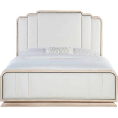 Nouveau Chic King Upholstered Bed 6500-90866-80 6500 90866 80 straight silo