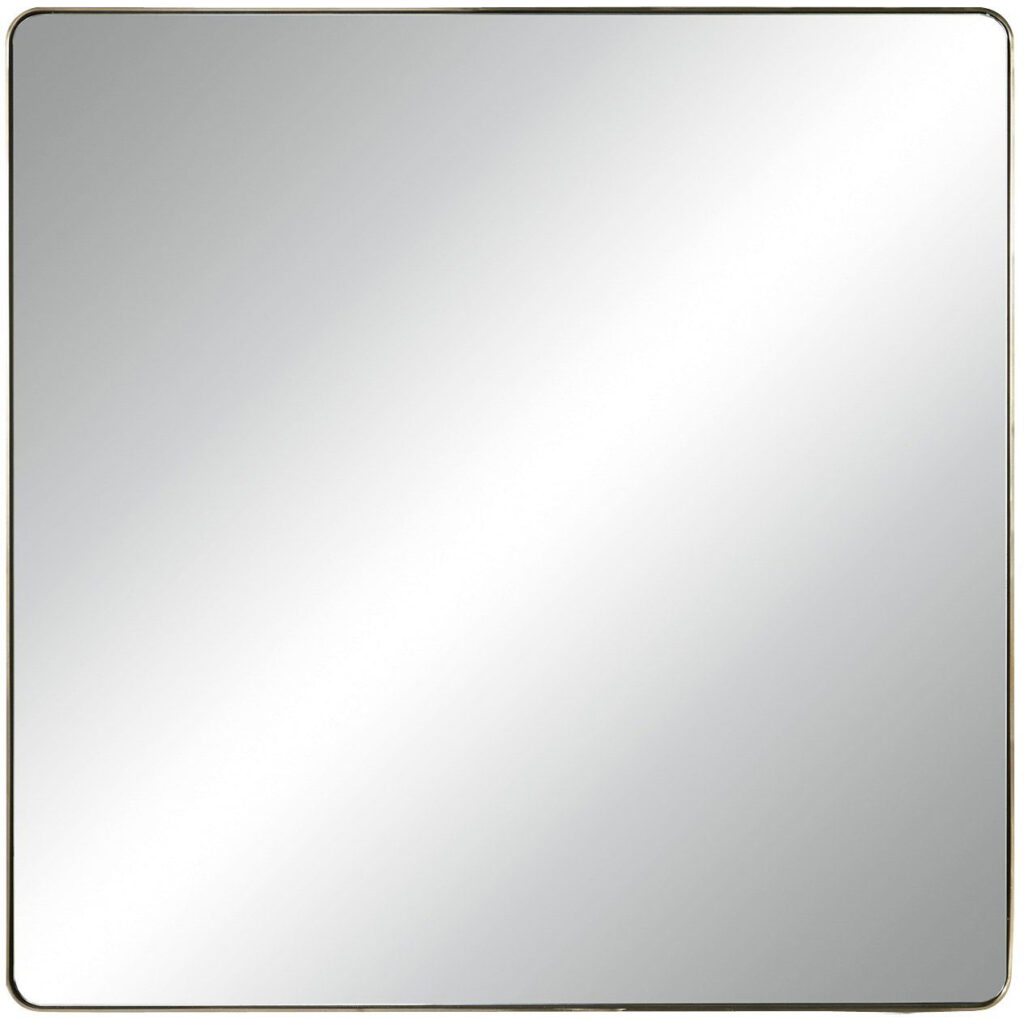 Modern Accent Mirror - Brushed Brass