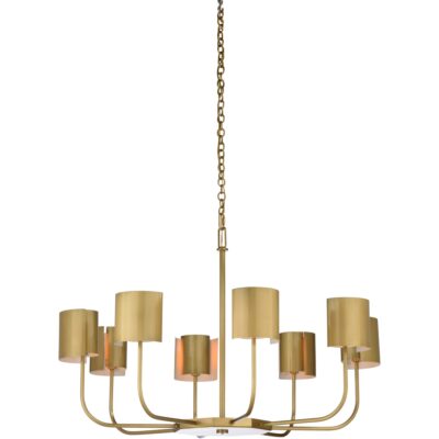 Castle Yard Chandelier - Brass