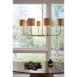 Castle Yard Chandelier - Brass 65731 65731 E