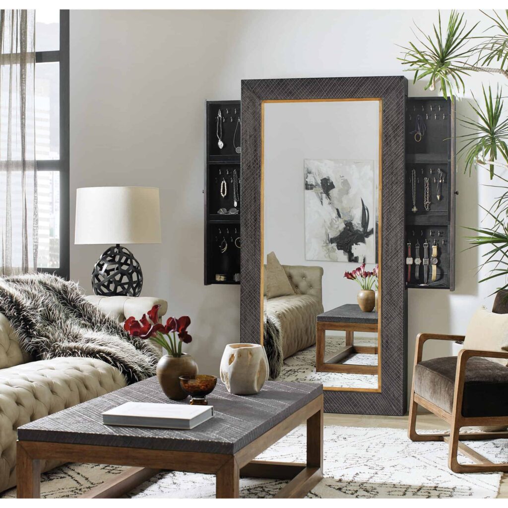 Big Sky Floor Mirror w/Jewelry Storage - Image 6