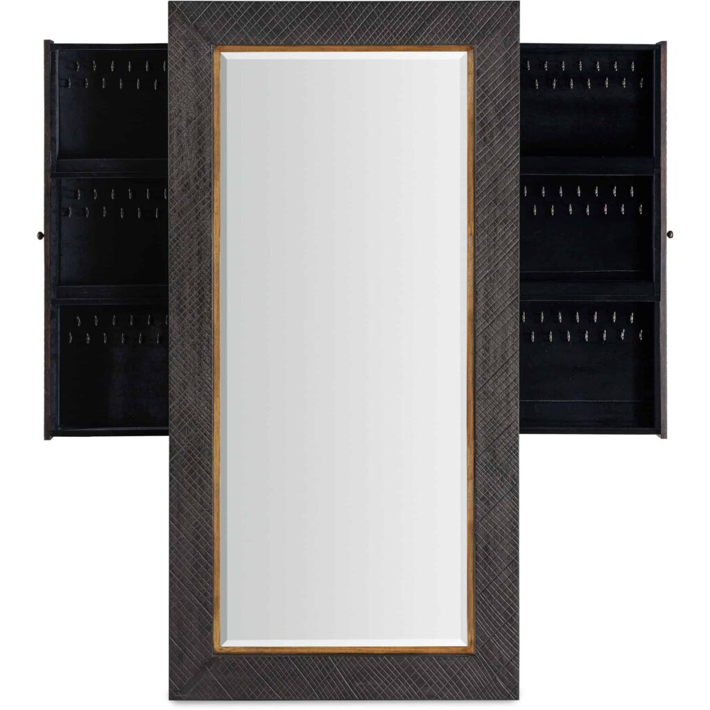 Big Sky Floor Mirror w/Jewelry Storage - Image 3