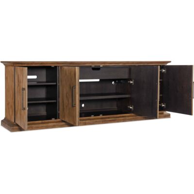 Big Sky Media Console 6700-55490-80 6700 55490 80 open silo