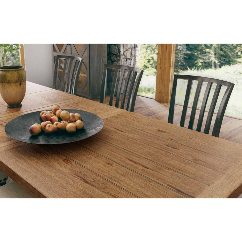 Big Sky Trestle Dining Table w/2-20in leaves - Image 2