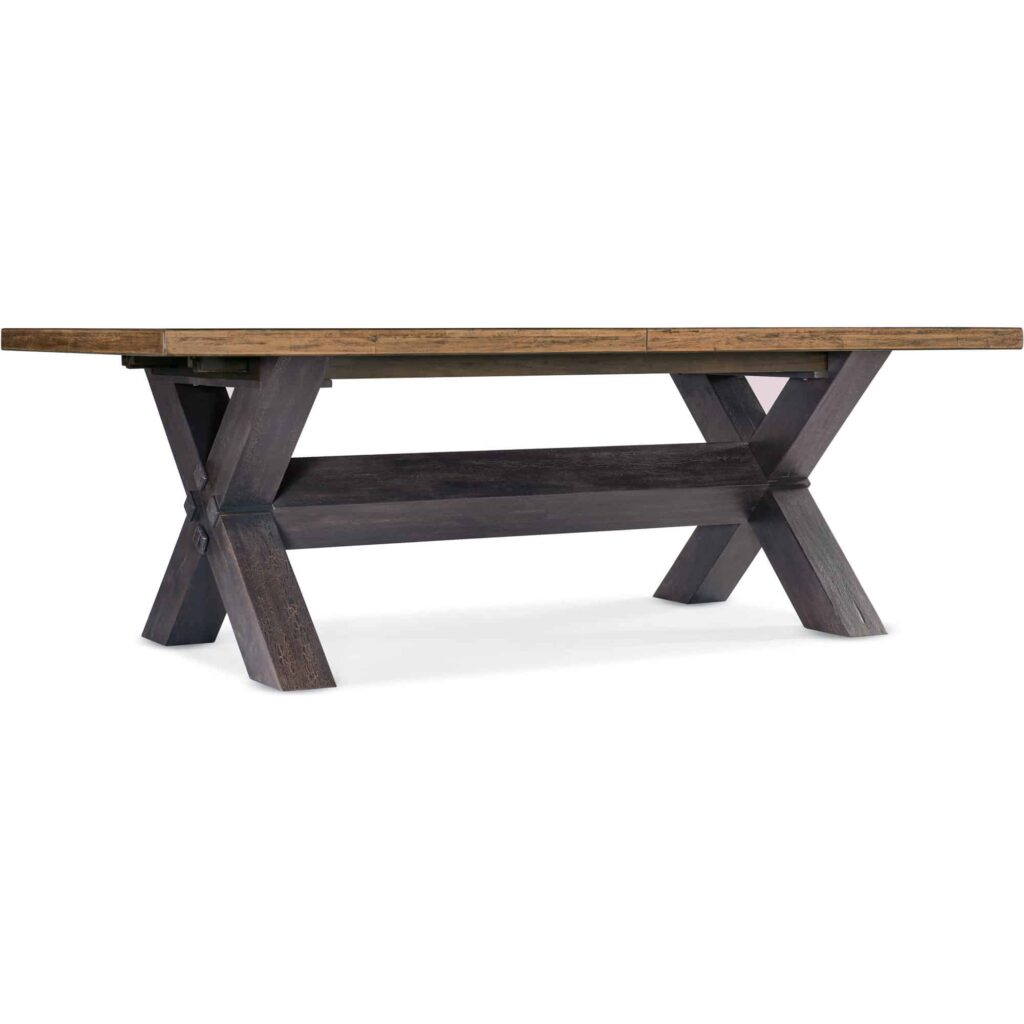 Big Sky Trestle Dining Table w/2-20in leaves