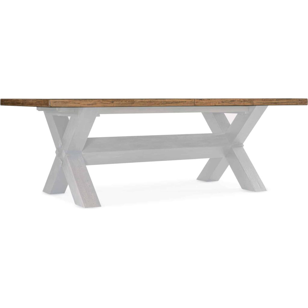 Big Sky Trestle Dining Table w/2-20in leaves - Image 12