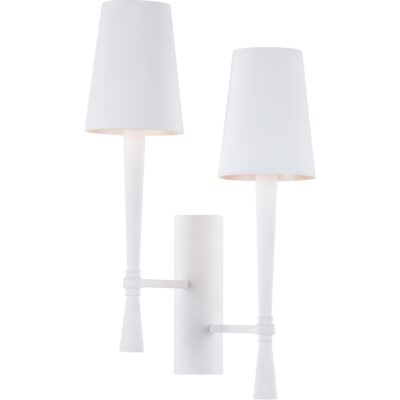 Dumas Plaster Sconce - White (Right)