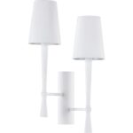 Dumas Plaster Sconce - White (Right) 67413 67413 B