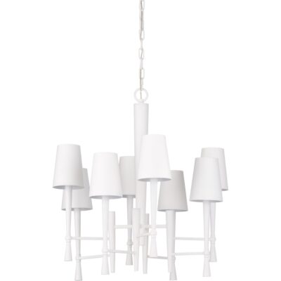 White Ferrier Chandelier