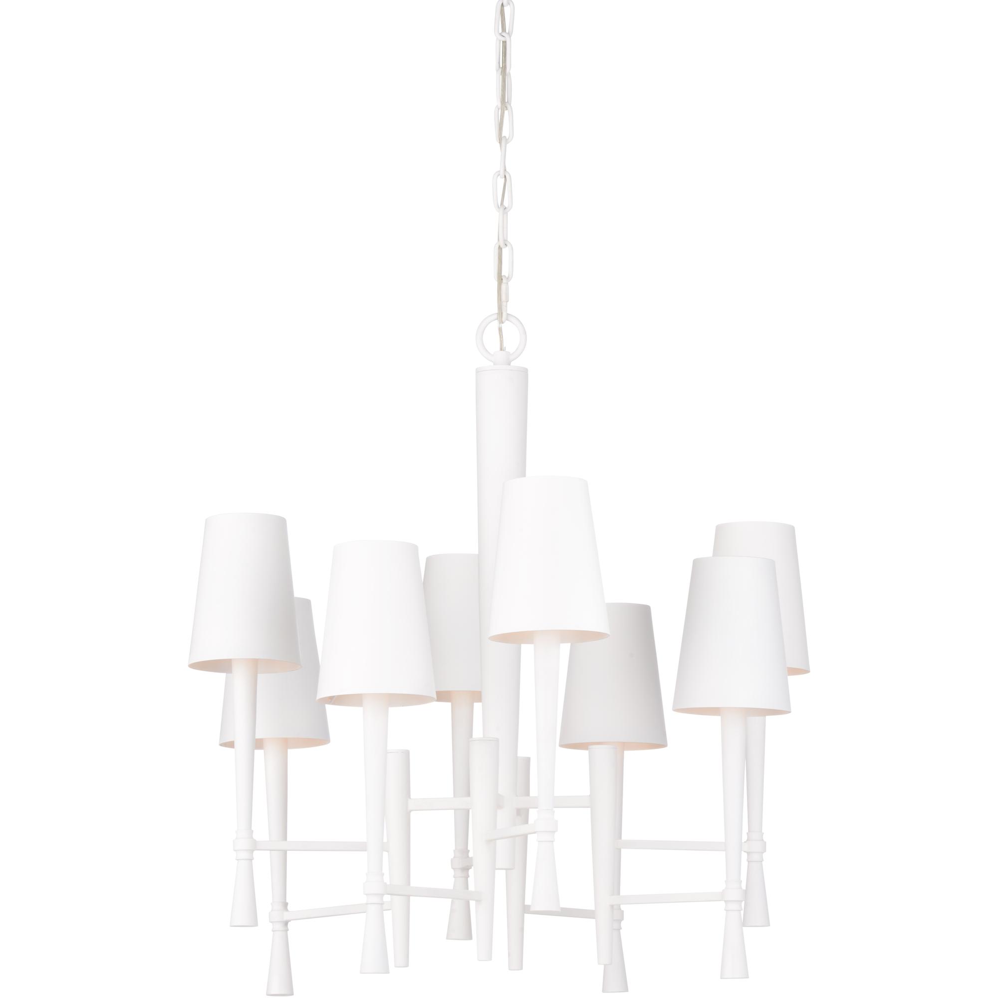 White Ferrier Chandelier 2 White Ferrier Chandelier - Image 2