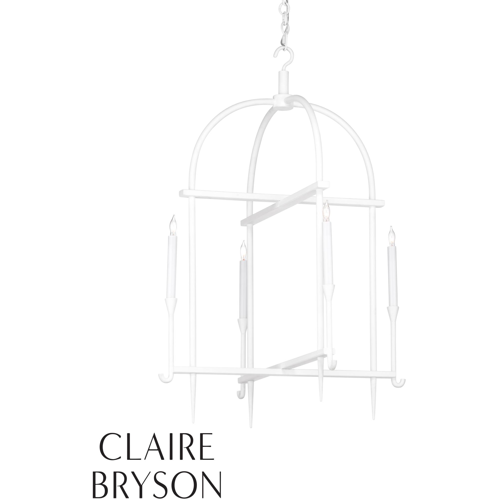 Diego Lantern - White 1 Diego Lantern - White