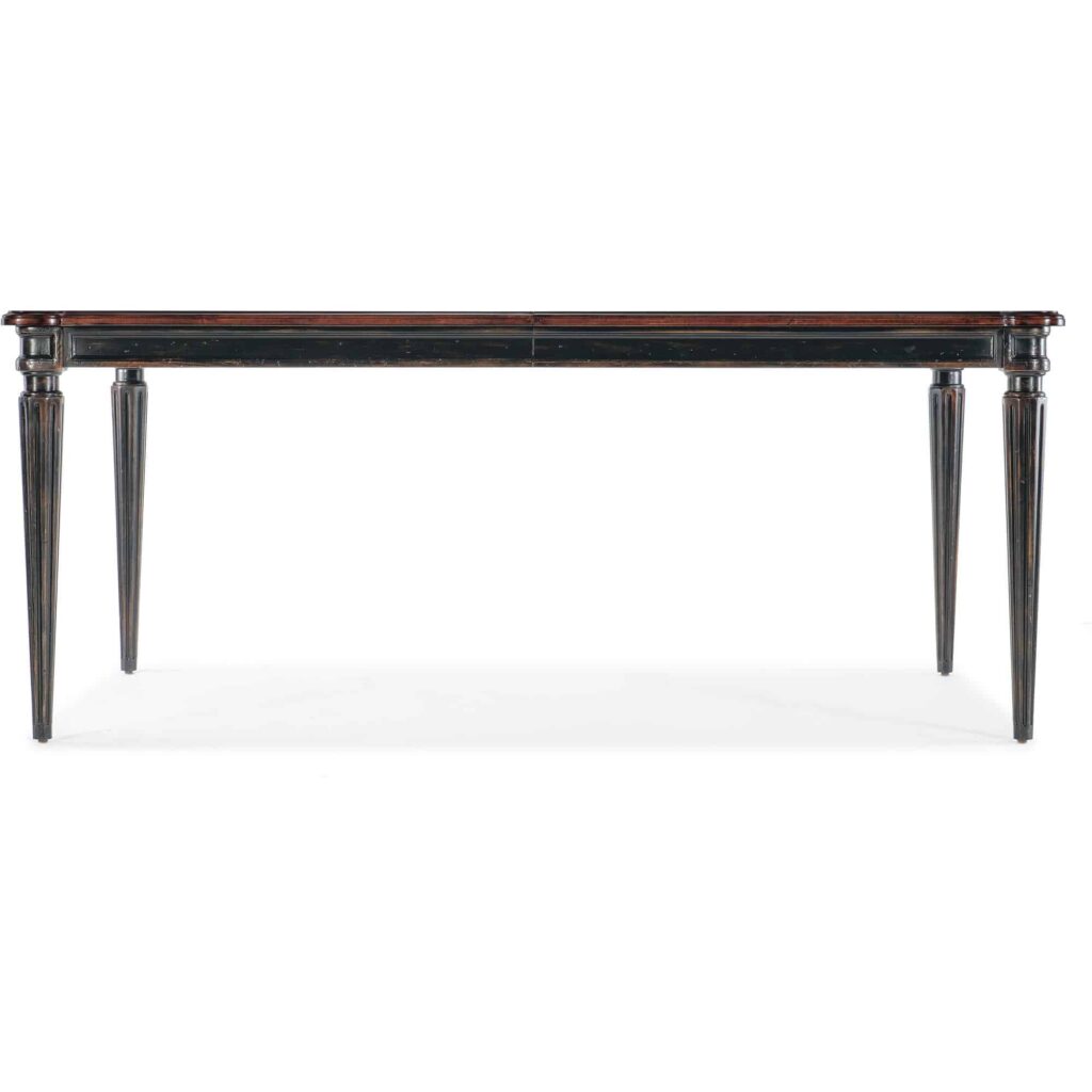 Charleston Rectangle Leg Dining Table w-2-22in leaves - Image 3