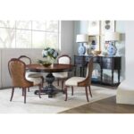Charleston Round Pedestal Dining Table w/1-20in leaf 16 Charleston Round Pedestal Dining Table w/1-20in leaf 6750-75203-00 6750 75203 00 610 85 907 97 room