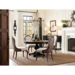 Charleston Round Pedestal Dining Table w/1-20in leaf 17 Charleston Round Pedestal Dining Table w/1-20in leaf 6750-75203-00 6750 75203 00 610 85 room