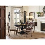 Charleston Round Pedestal Dining Table w/1-20in leaf 18 Charleston Round Pedestal Dining Table w/1-20in leaf 6750-75203-00 6750 75203 00 75310 85 room