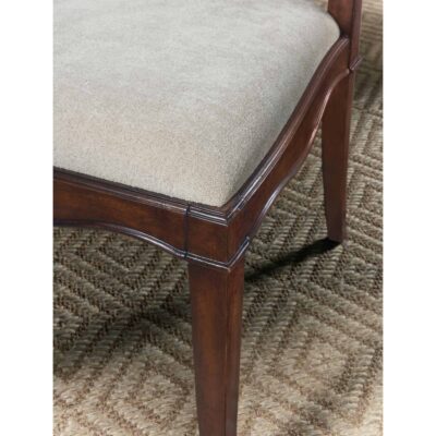 Charleston Upholstered Seat Side Chair 6750-75310-85 6750 75310 85 detail