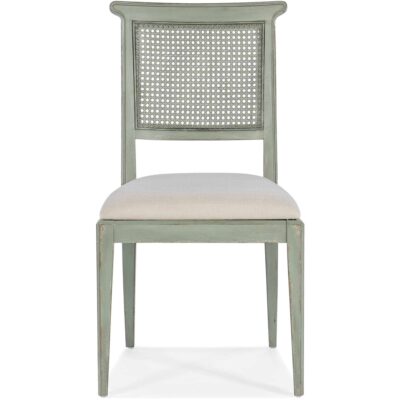 Charleston Upholstered Seat Side Chair 6750-75410-32 6750 75410 32 straight silo