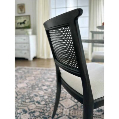 Charleston Upholstered Seat Side Chair 6750-75410-95 6750 75410 95 detail