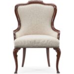 Charleston Upholstered Arm Chair 6 Charleston Upholstered Arm Chair 6750-75600-85 6750 75600 85 straight silo