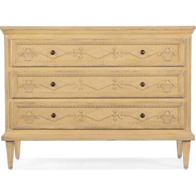 Charleston Three-Drawer Accent Chest 6750-85011-12 6750 85011 12 straight silo