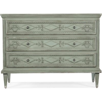 Charleston Three-Drawer Accent Chest 6750-85011-32 6750 85011 32 straight silo