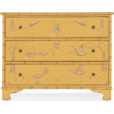 Charleston Three-Drawer Accent Chest 6750-85012-14 6750 85012 14 straight silo