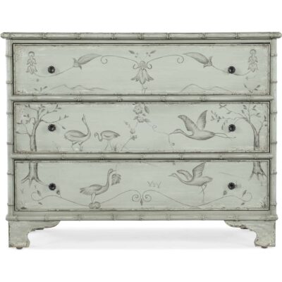 Charleston Three-Drawer Accent Chest 6750-85012-40 6750 85012 40 straight silo