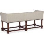 Charleston Bed Bench 7 Charleston Bed Bench 6750-90019-85 6750 90019 85 back silo
