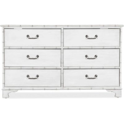 Charleston Six-Drawer Dresser 6750-90101-06 6750 90101 06 straight sillo