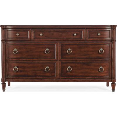 Charleston Seven-Drawer Dresser 6750-90202-85 6750 90202 85 straight silo