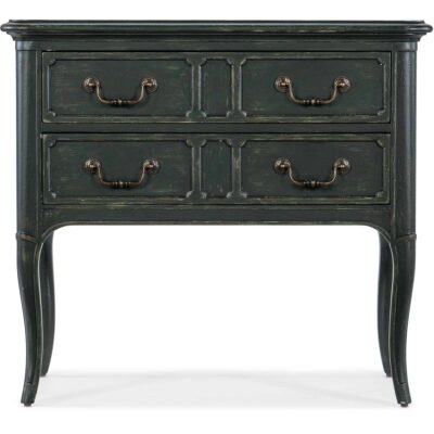 Charleston Two-Drawer Nightstand 6750-90215-33 6750 90215 33 straight silo