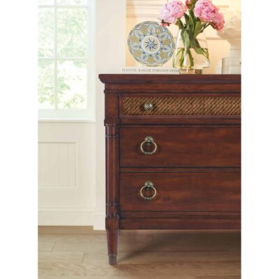 Charleston Three-Drawer Nightstand 6750-90315-85 6750 90315 85 detail