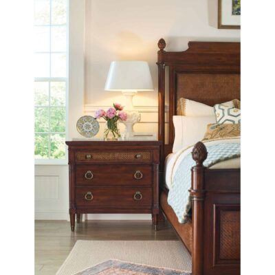 Charleston Three-Drawer Nightstand 6750-90315-85 6750 90315 85 room2