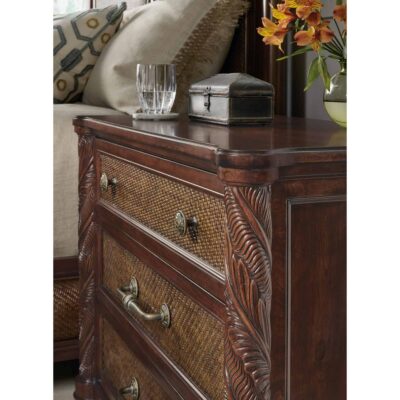 Charleston Three-Drawer Nightstand 6750-90316-85 6750 90316 85 detail