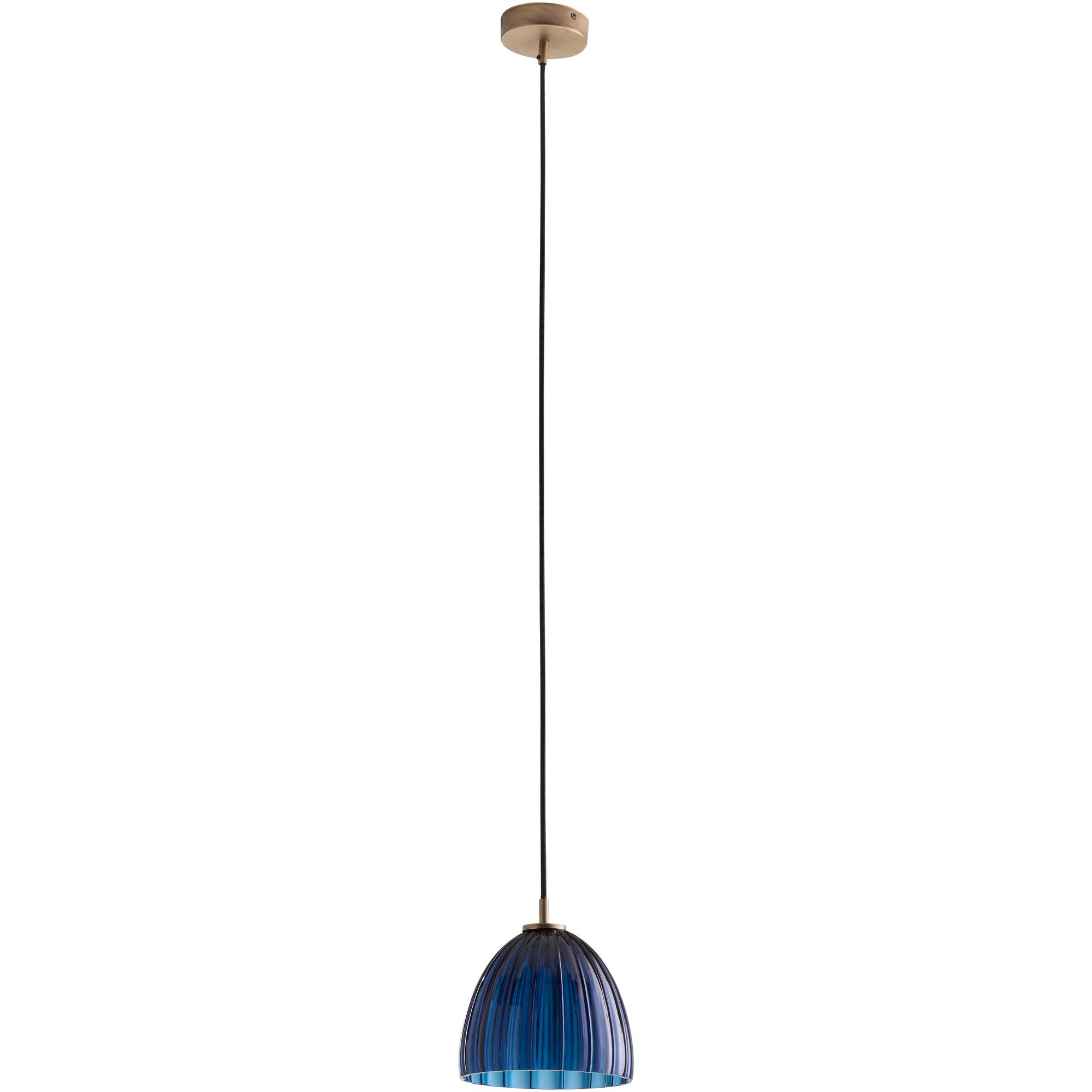 Caterina Single Pendant - Blue Avio 2 Caterina Single Pendant - Blue Avio - Image 2