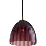 Caterina Single Pendant - Aubergine 67523 67523 D