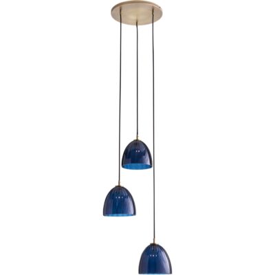 Caterina Triple Pendant - Blue Avio