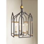 Seville Lantern - Black/Gold 68003 68003 D