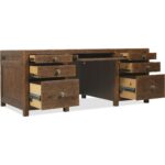 Driftwood Executive Desk 13 Driftwood Executive Desk 6820-10462-85 6820 10462 85 open silo