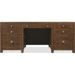 Driftwood Executive Desk 14 Driftwood Executive Desk 6820-10462-85 6820 10462 85 straight silo