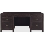 Driftwood Executive Desk 9 Driftwood Executive Desk 6820-10462-99 6820 10462 99 straight silo