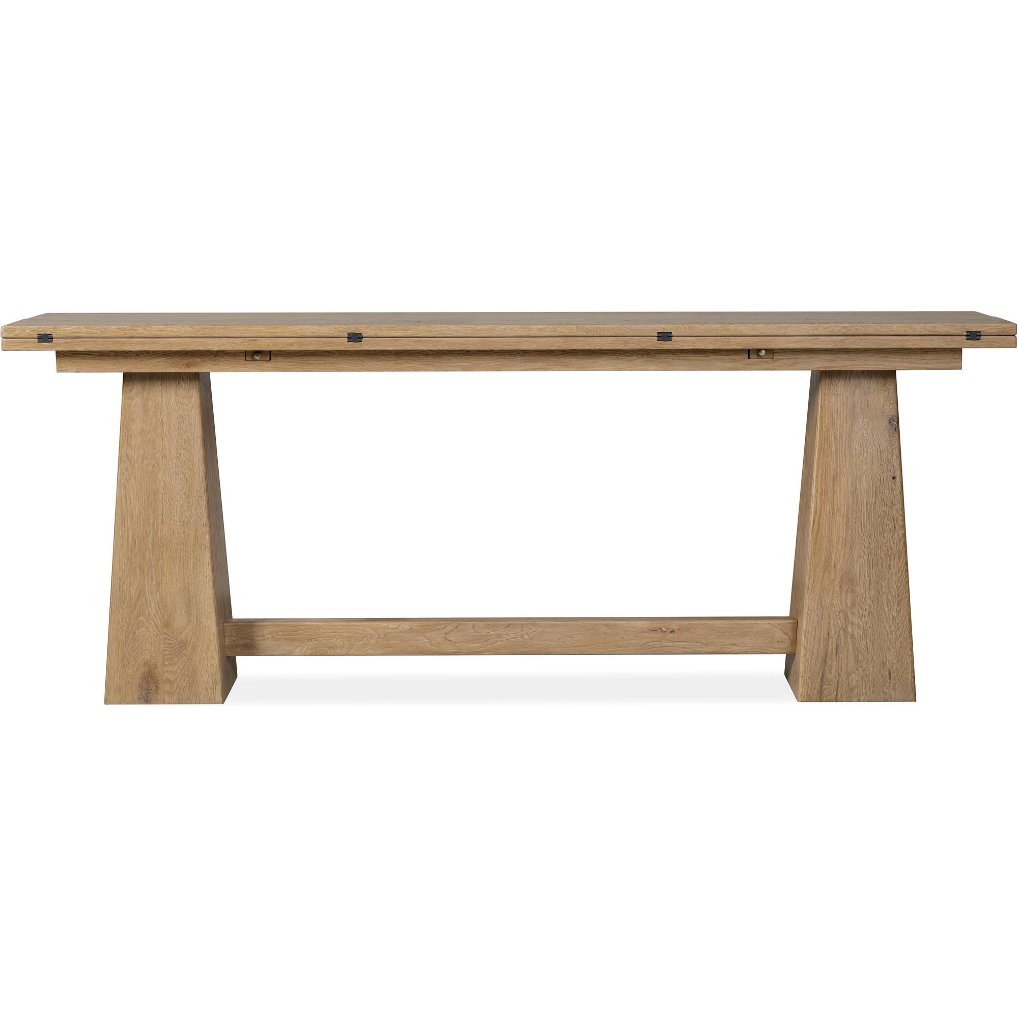 Driftwood Flip-Top Console Table 4 Driftwood Flip-Top Console Table - Image 4