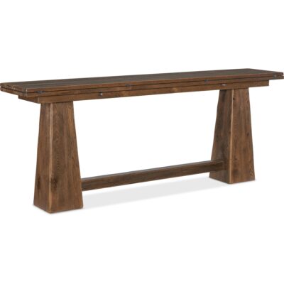 Driftwood Flip-Top Console Table
